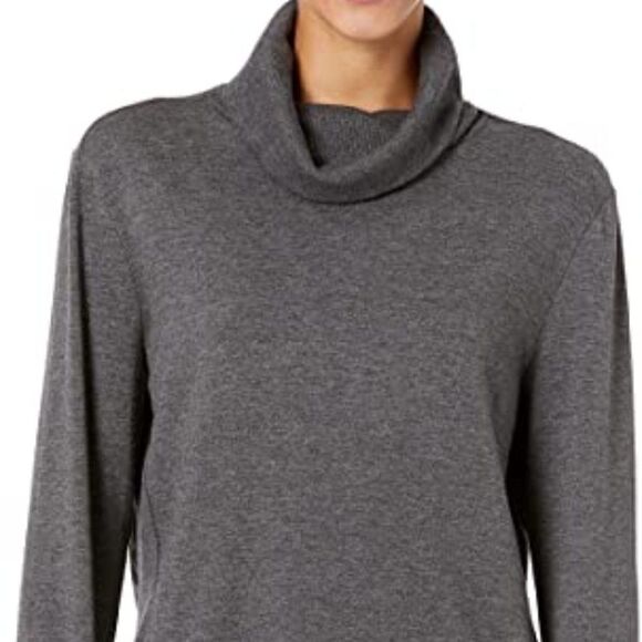 Amazon Essentials Women's Studio Terry Long-Sleeve Funnel Neck Sweatshirt XXL - Picture 1 of 6